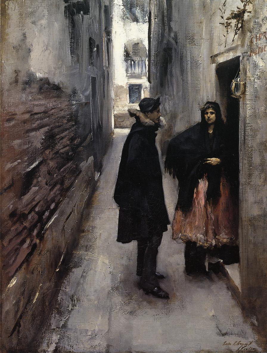 A Street In Venice by John Singer Sargent